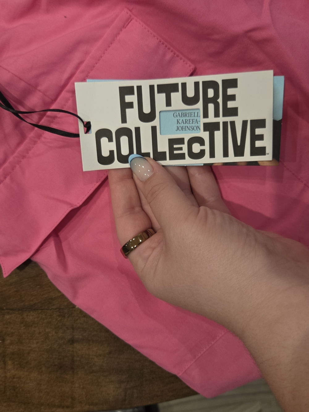 Future Collective Pink Circle Skirt — Casual Skater Style - Picture 8 of 8